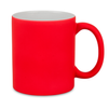 Rubber coated neon mug for engraving